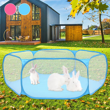 Portable Pet Playpen Cat Dog Cage Tent