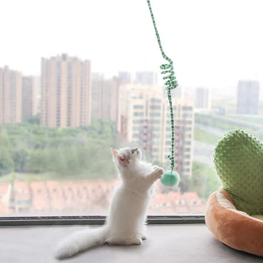 Interactive Cat Hanging Toy Simulation