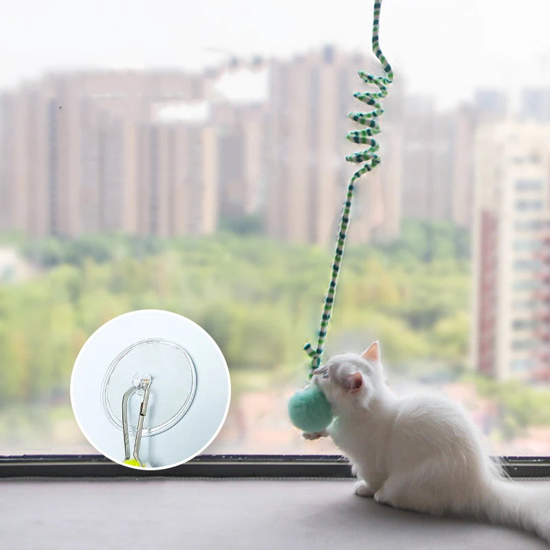 Interactive Cat Hanging Toy Simulation