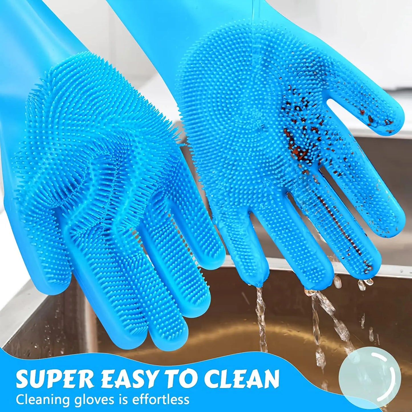 Pet Grooming Bathing Gloves