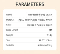 ROJECO 5M Automatic Dog Leash