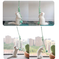 Interactive Cat Hanging Toy Simulation